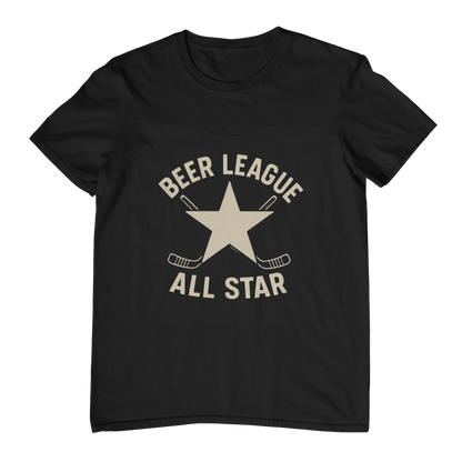 Beer League All Star - Heavyweight Cotton T-shirt