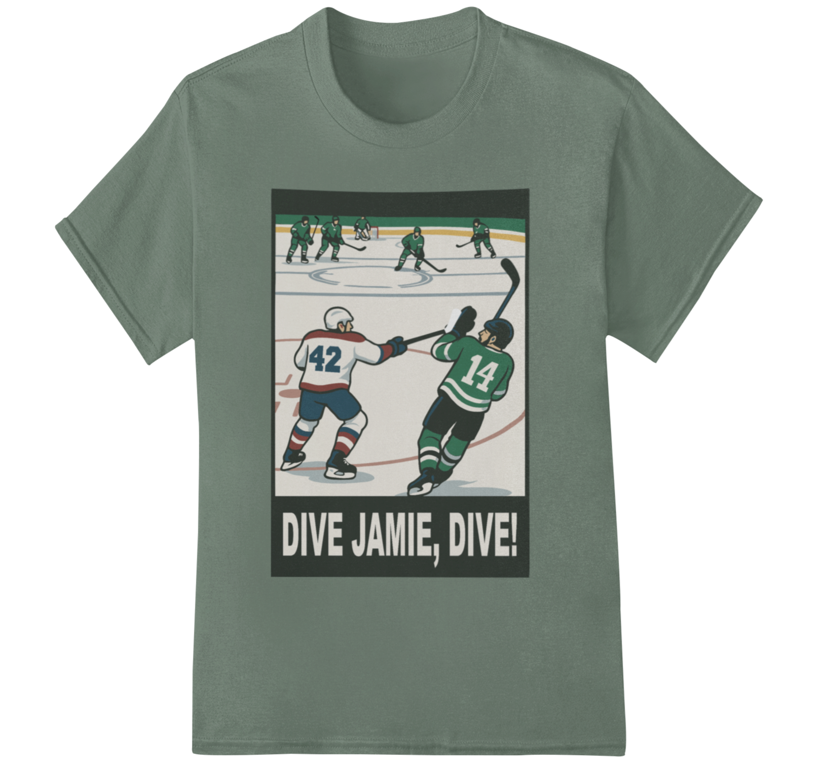 Jamie taking a dive for a fake penalty