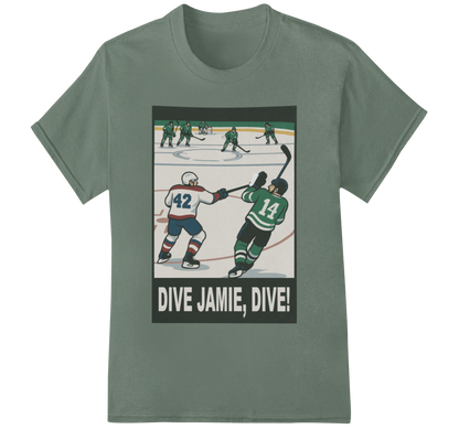 Jamie taking a dive for a fake penalty