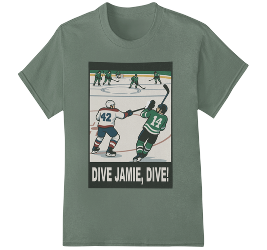 Jamie taking a dive for a fake penalty