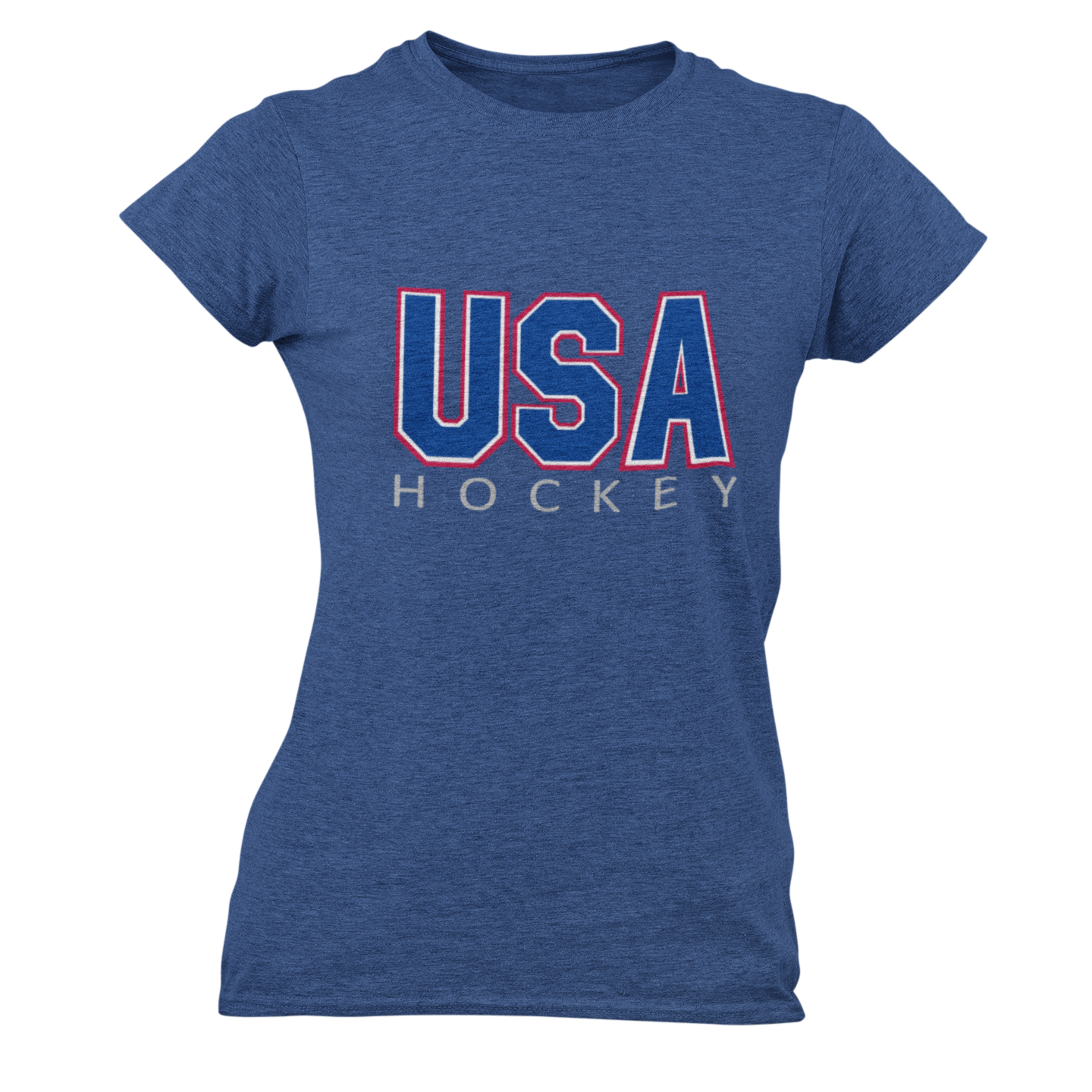 Women's USA Hockey Soft cotton T-shirt