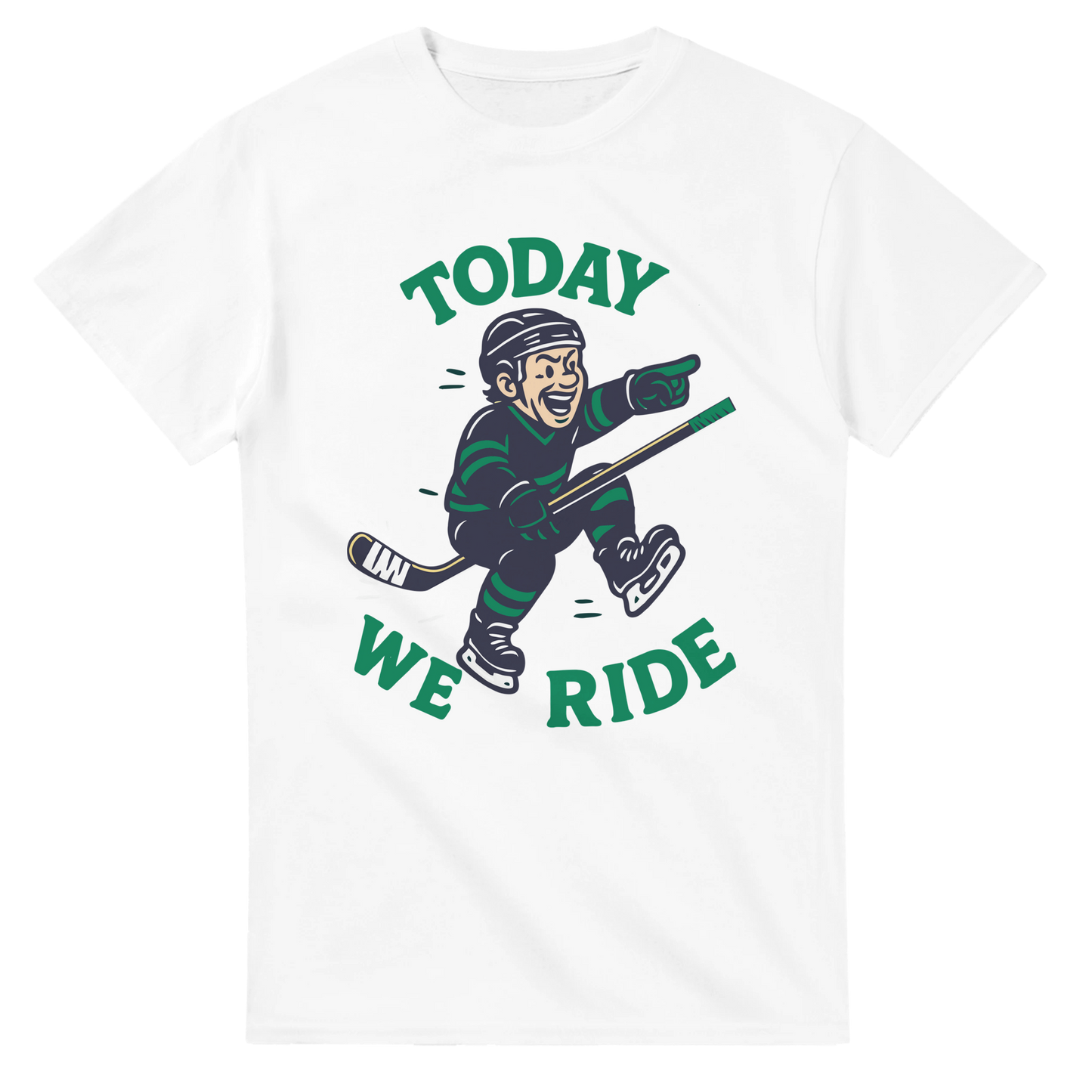 Funny shirt featuring a player "riding the horse"