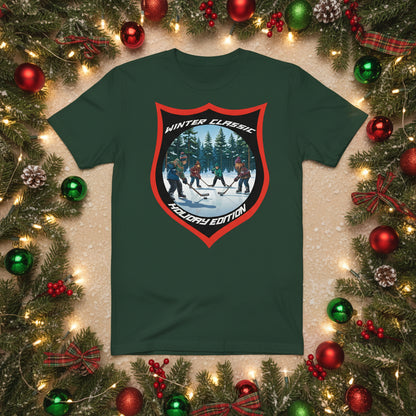 Celebrate the spirit of hockey with the Winter Classic T for kids