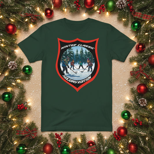 Celebrate the spirit of hockey with the Winter Classic T for kids
