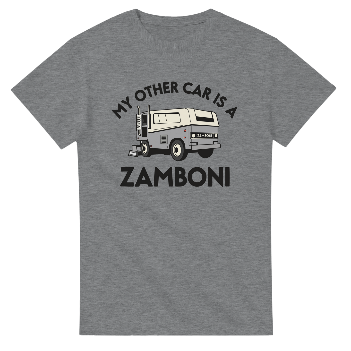 Funny Hockey T: My other car is a Zamboni