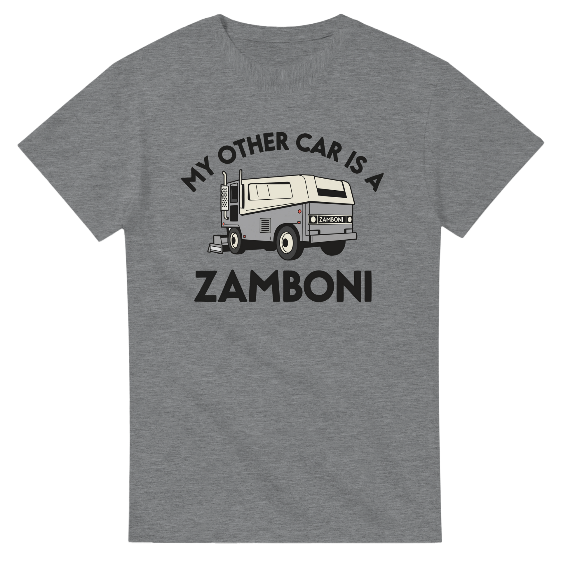 Funny Hockey T: My other car is a Zamboni