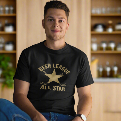 Matching hockey shirts designed for parent and child — casual, fun, and full of team spirit.