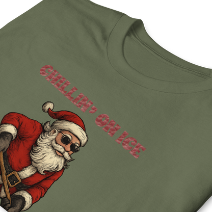 Santa Chillin' on Ice DryBlend® T-Shirt